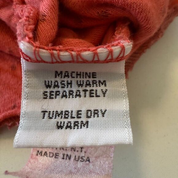 Cut Loose Pumpkin Double Knit Textured Three Quarter Sleeve Top Sz L Casual - Picture 8 of 10